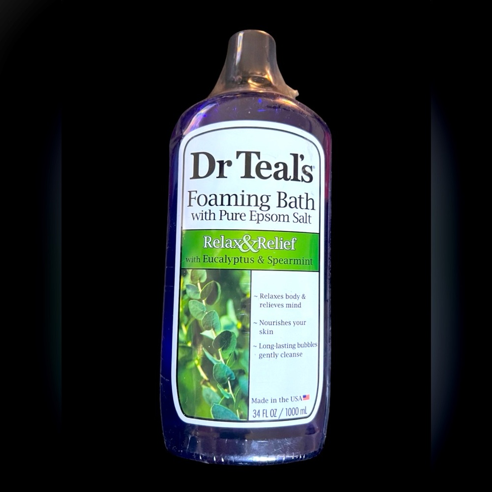 Dr Teals foaming bath with pure epson salt eucalyptus and spearmint NWT